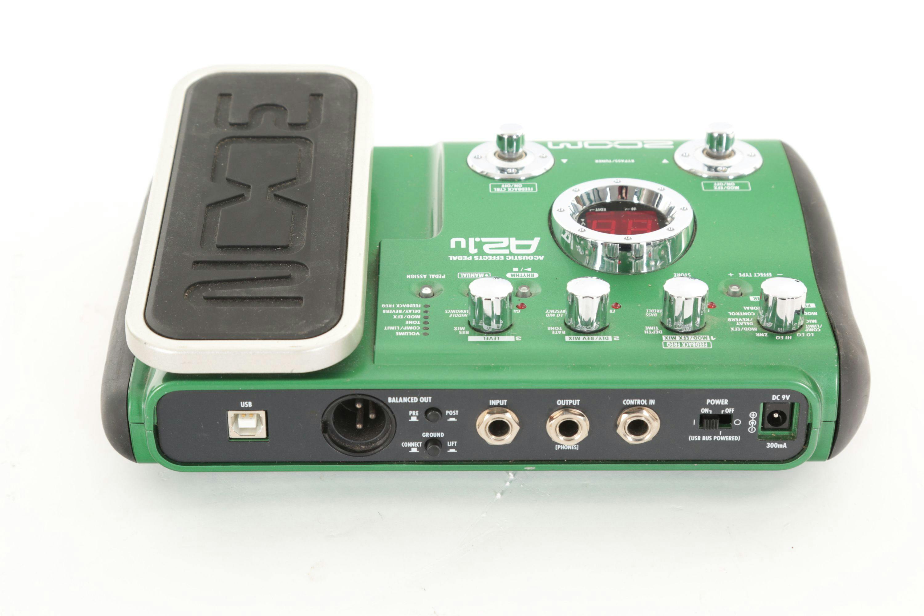 Second Hand Zoom A2.1U Acoustic Multi Effects Pedal - Andertons